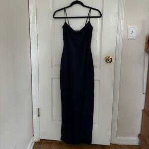SKIMS Fits Everbody Long Slip Dress in Navy. new with tags never worn